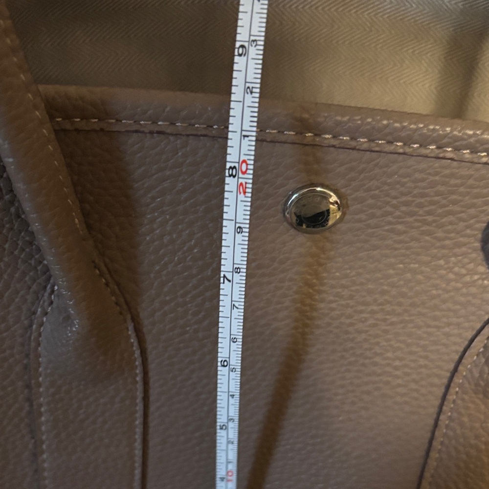 Brown Leather Tote Bag designer inspired - Picture 12 of 13